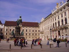Wiener Hofburg: der Burghof