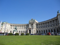 Wiener Hofburg: der Heldenplatz